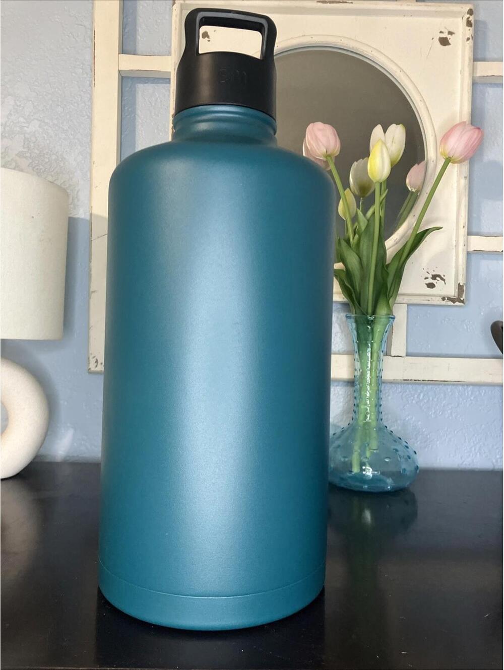 Simple Modern 128 Oz Summit Water Bottle With Straw, Flip And Chug Lid Teal